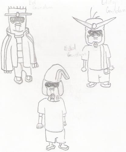 Ed Gundams - A bit of humor for those who like Ed Edd N' Eddy as well as Gundam Wing