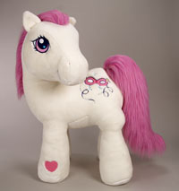 3 ft tall Mail Order Pony - This is a picture of the plush pony we got by mailing in pony points.