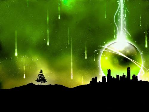 lightgreen - the raining green fire