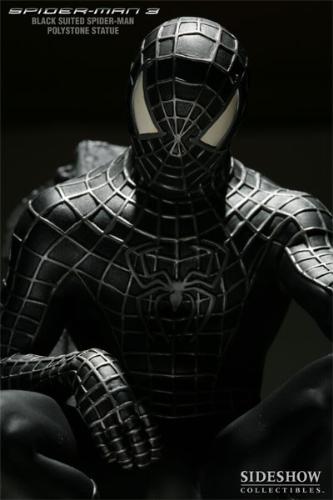 Sideshow: Spiderman Black Costume - www.sideshowcollectibles.com