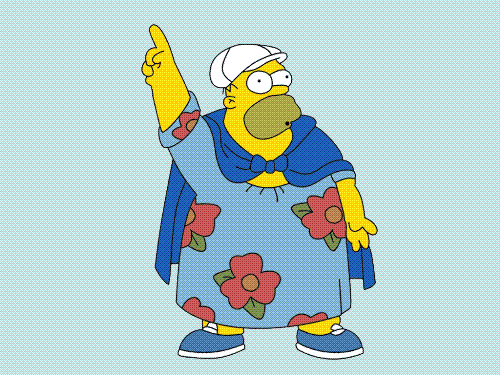 homer - homer simpson dance you go boy!