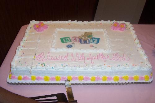 mmm cake - This cake was soooo good.. I'm sure the baby enjoyed it