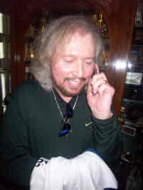Barry Talking On My Cell - One of my friends could not make the trip so I phoned her while we were still in the house and he spoke with her. It tickled her to death.