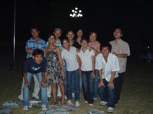 mid-autumn festival - some classmater and me at mid-autumn festival.