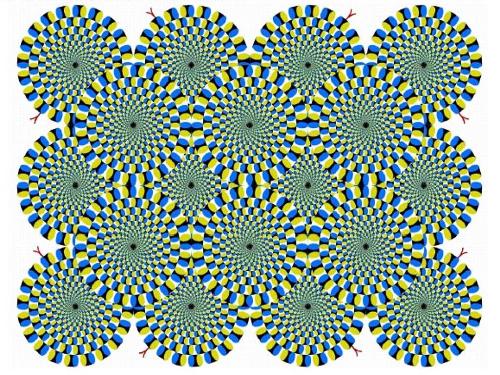illusion - don't stare at it.