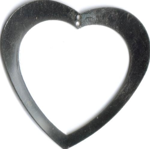 A Silver Heart - This is a cool silver heart.