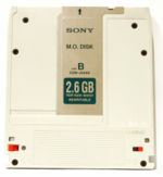 MO Disk - 2.6 GB Magneto-Optical disc, Manufacturer Sony. 130 mm