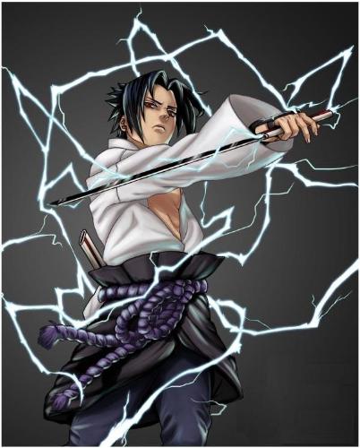 Chidori Discharge by Pokefreak - This is my favorite picture of Sasuke. Drawn by pokefreak, its also one of the very first time-skip fanarts of Sasuke to have appeared in deviantart. I really like his pose and expression in this pic. When I first saw it, I actually thought it was drawn by Kishimoto himself!  Pokefreak's site: http://pokefreak.deviantart.com