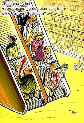 escalators - Do you use the escalators safely??