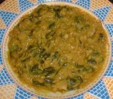 dal - One of the main vegetarian food of Indian food called dal.