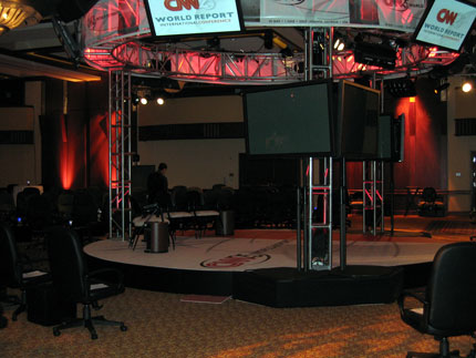 CNN's News Room - Inside the CNN news room