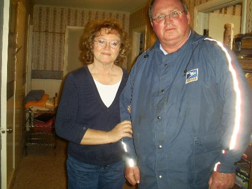 My Husband Steve and his mother Alyce - This was taken at Amanda's birthday party. She had just gotten her digital camera and was trying it out. Steve's mother is very sweet and I'm very thankful to have her as a mother-in-law. She has always treated me like a daughter instead of a daughter-in-law.