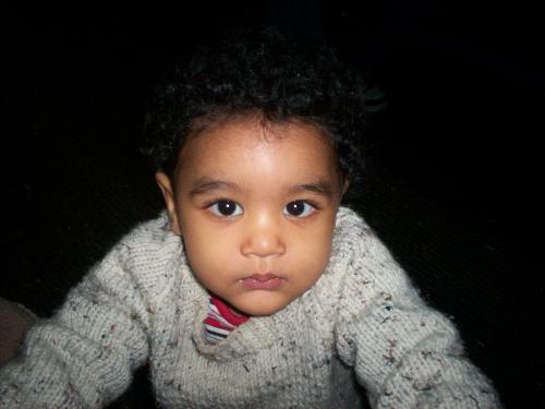 My Little J - Mugging for the camera is a past time for this one, now if we can just capture that smile...