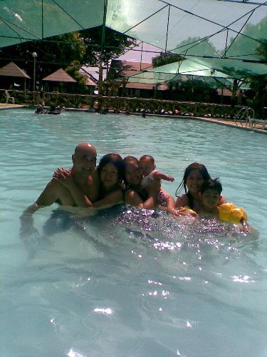 swimming with my family... - I go swimming with my family, It is like heaven, no worries just having fun.