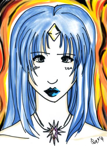 Spiritual Being - This is a picture my best friend Debra drew of me!