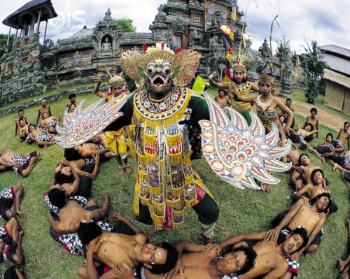 bali - tradional balinese dance, Kecak