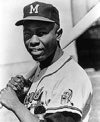 Hank Aaron  - Current MLB record holder for most home runs in a career