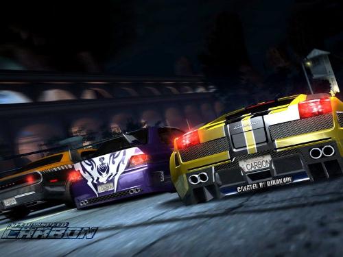 racing,cars,games - this is a screenshot of the latest EA game NEED FOR SPEED CARBON.What are you waiting for??Get hold of this game as quickly as possible because you are worth it!!