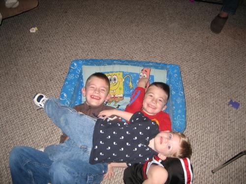 Three of my boys - Kevin, Ethan, and Cameron