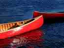 outdoor activiities - red canoes