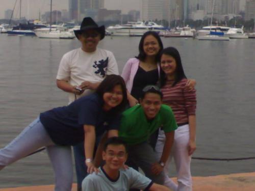 During my birthday last year at Harbour Square - With me are some of my officemates