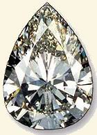 diamond - tear-drop diamond