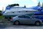 boat and car - this the boat and car of my bf..he send this pic yesterday and i'm surprise what a huge boat and a very nice car he has..i love it..it's from Canada where my boyfriend is living..