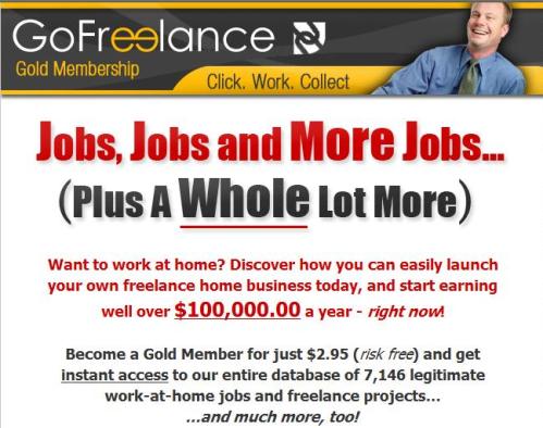 GoFreelance - Online database of freelance jobs
