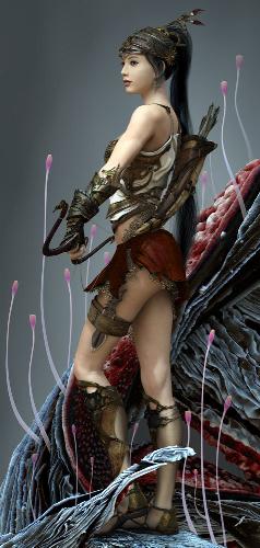 eos - Her name is eos. High end 3D model.