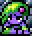 Poisoned Rydia - Rydia of Mist, the Summoner, has been poisoned. This is what she looks like. Neat color scheme.