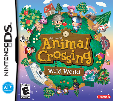 Animal Crossing Wild World Box Art - This is the box art for the Nintendo DS game Animal Crossing: Wild World.