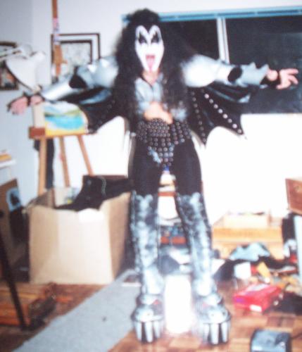 It's Not Gene - Gene Simmons ate my X! It's only Halloween.