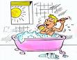 music while bathing - i love it ehe he!