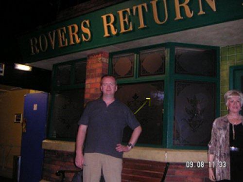 Can u see a face in the window? - Well, there is an image at the back of the male standing. Go ahead and try to figure it out!! Happy-GO-Hunting...