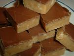 fudge - chocolate covered peanut butter fudge