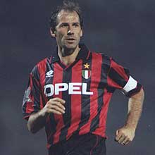 Franco Baresi - Name	 Franco Baresi
Nationality	Italy
Born	 1960-05-08 (47 years)
City of Birth	Travagliato - Italy
Position	Defense
Height	176 cm
Weight	76 kg
Caps	81