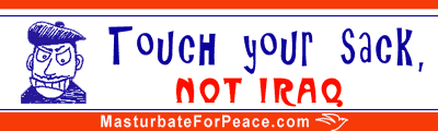 Masturbate for peace - So we should all masturbate for people, hehehe