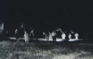 They're comin to get you... - 'Night of the Living Dead' (1968) - horde of zombies.