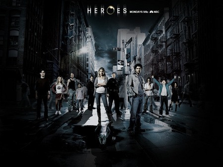 heroes - The cast of heroes in a promo photo
