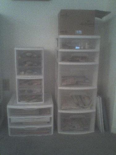 Storage Containers - Here's a picture of the containers! All of my scrapbook stuff is in here!