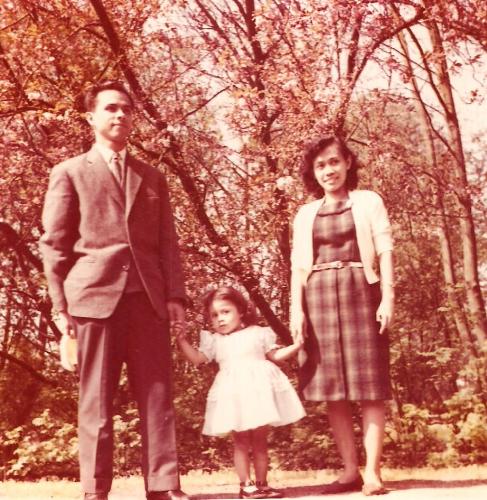 My Family In 1961 - Just arriving in Holland for a new life.