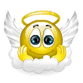 Angelic smile - I'm an angel really - lol