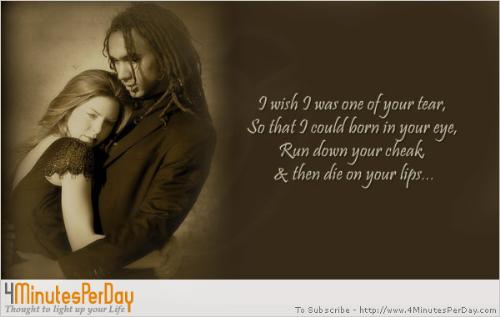 Tears - i wish such thngs wud happen