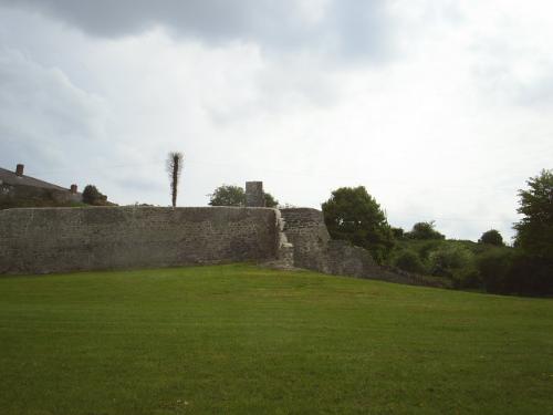 Drogheda - Some of the remains of the medieval walls in Drogheda, an old fortified city.