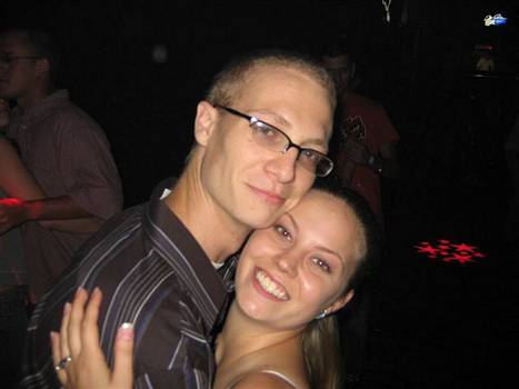 Nic & Ash - This was taken the night before we got married.