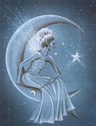 MoonQueen - I do not know the artist of this fantstic peace, but it fits with my perfect blue star