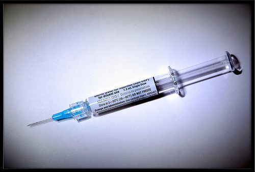 Needle - A needle used for injections.