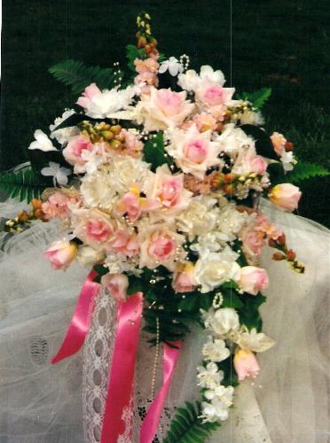 Silk bridal bouquet - Our latest wedding 