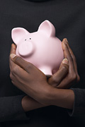 Piggy bank - Saving all that money I've earned! Well at least try!