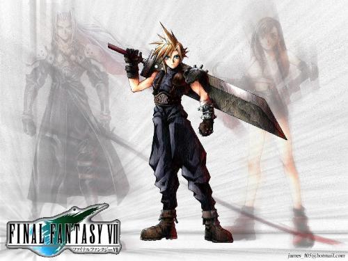 cloud of ff7 - i like to imagine this is me....